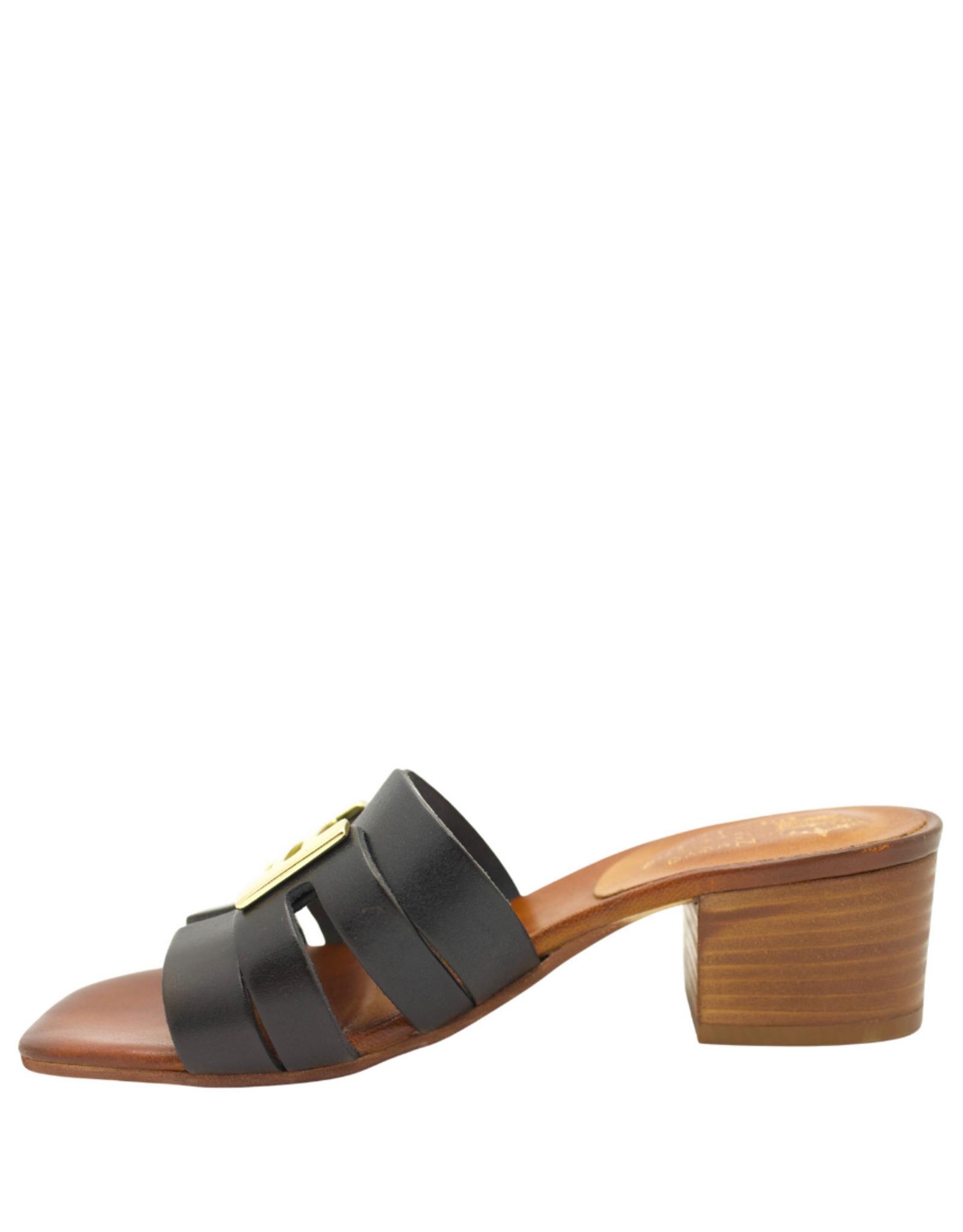 Nuova Nuova N3V Black  H-Block Heel Olena