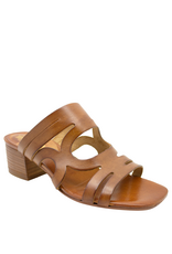 Nuova Nuova N3Y Tan Geometric Block Heel Sosie