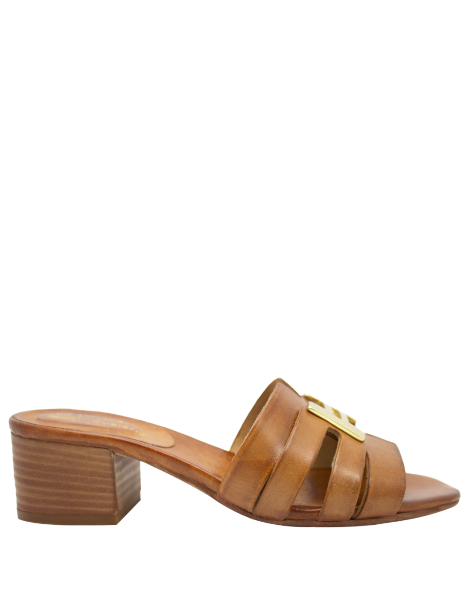Nuova Nuova N3U Tan H-Block Heel Olena