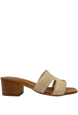 Nuova Nuova N4D Ivory Block Heel Mule Mona