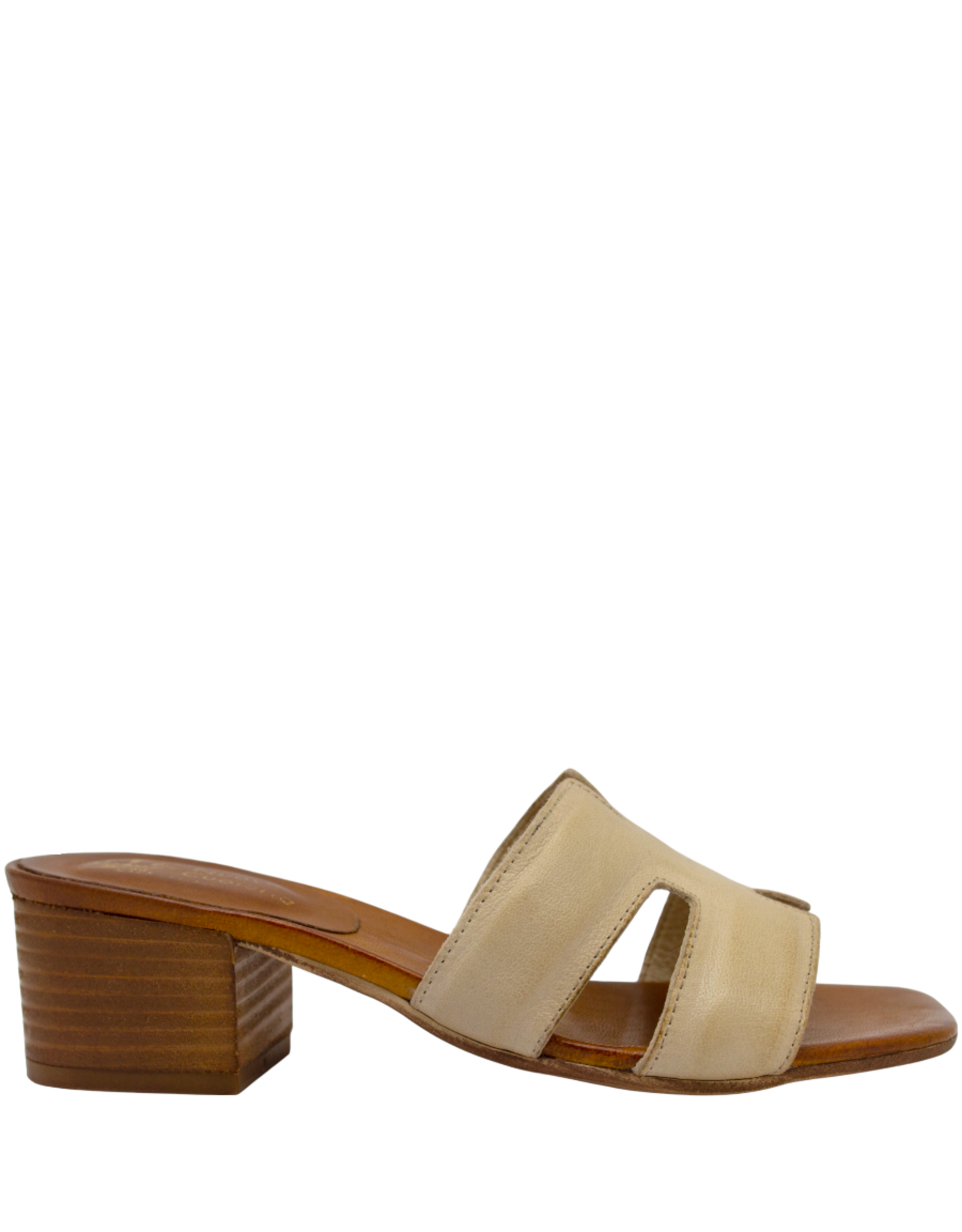 Nuova Nuova N4D Ivory Block Heel Mule Mona
