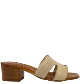 Nuova Nuova N4D Ivory Block Heel Mule Mona