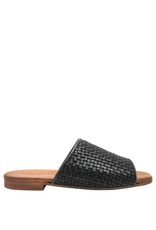 Nuova Nuova N3H Black Woven Flat Mule Chicca