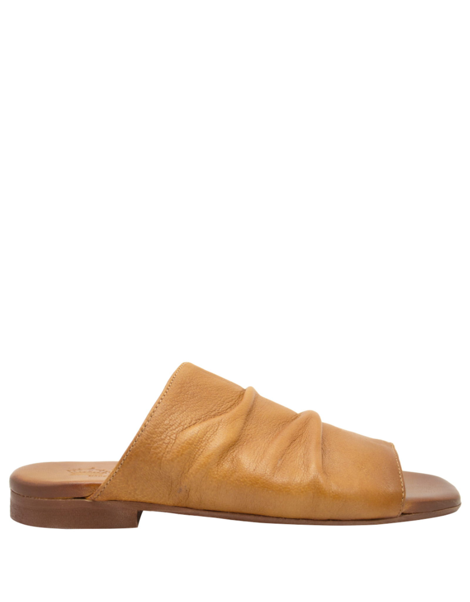 Nuova Nuova N3R Tan Ruched Mule Gracie