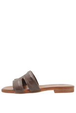 Nuova Nuova N4H Brown Flat Mule Cece