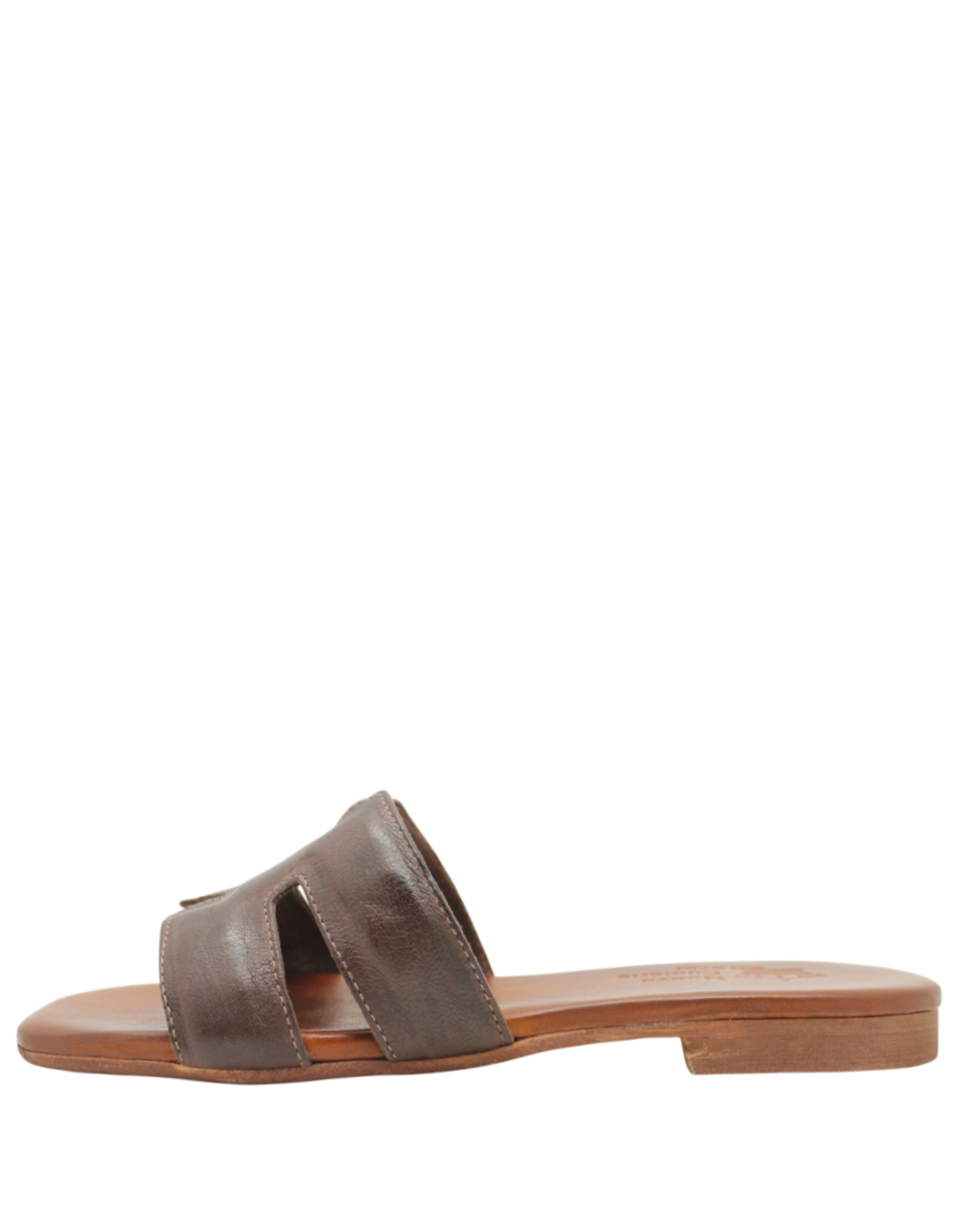 Nuova Nuova N4H Brown Flat Mule Cece