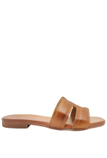 Nuova Nuova N4G Tan Flat Mule Cece