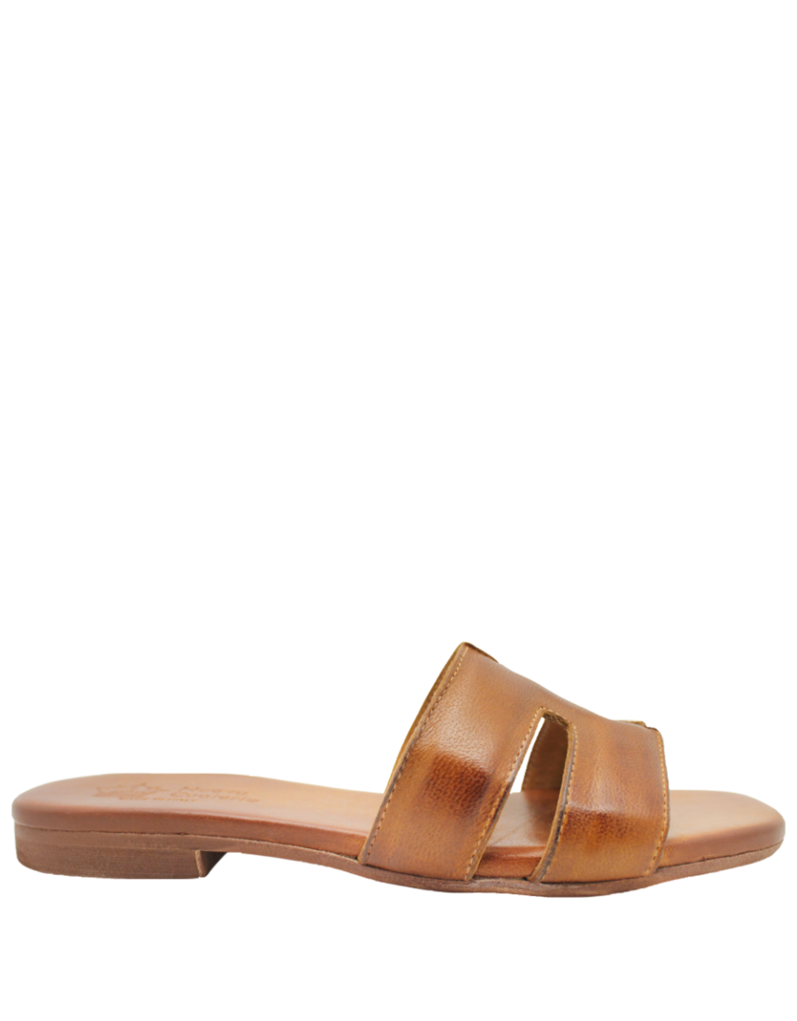 Nuova Nuova N4G Tan Flat Mule Cece