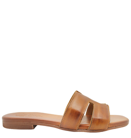 Nuova Nuova N4G Tan Flat Mule Cece