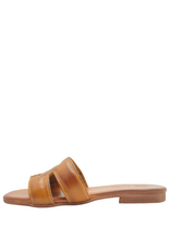 Nuova Nuova N4G Tan Flat Mule Cece