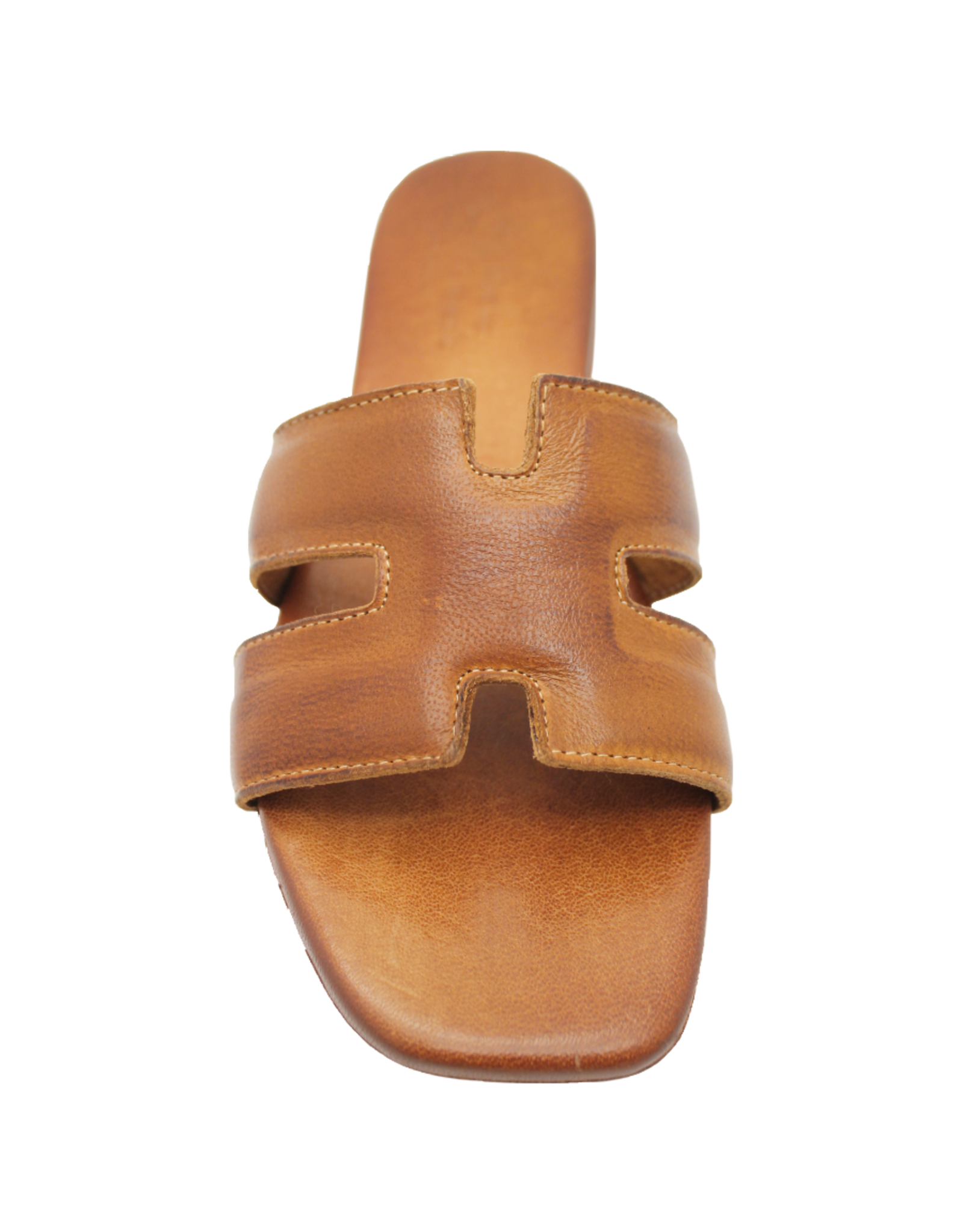 Nuova Nuova N4G Tan Flat Mule Cece