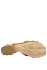 Nuova Nuova N4E Tan Mule Block Heel Mona