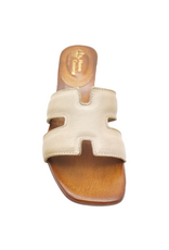 Nuova Nuova N4D Ivory Block Heel Mule Mona