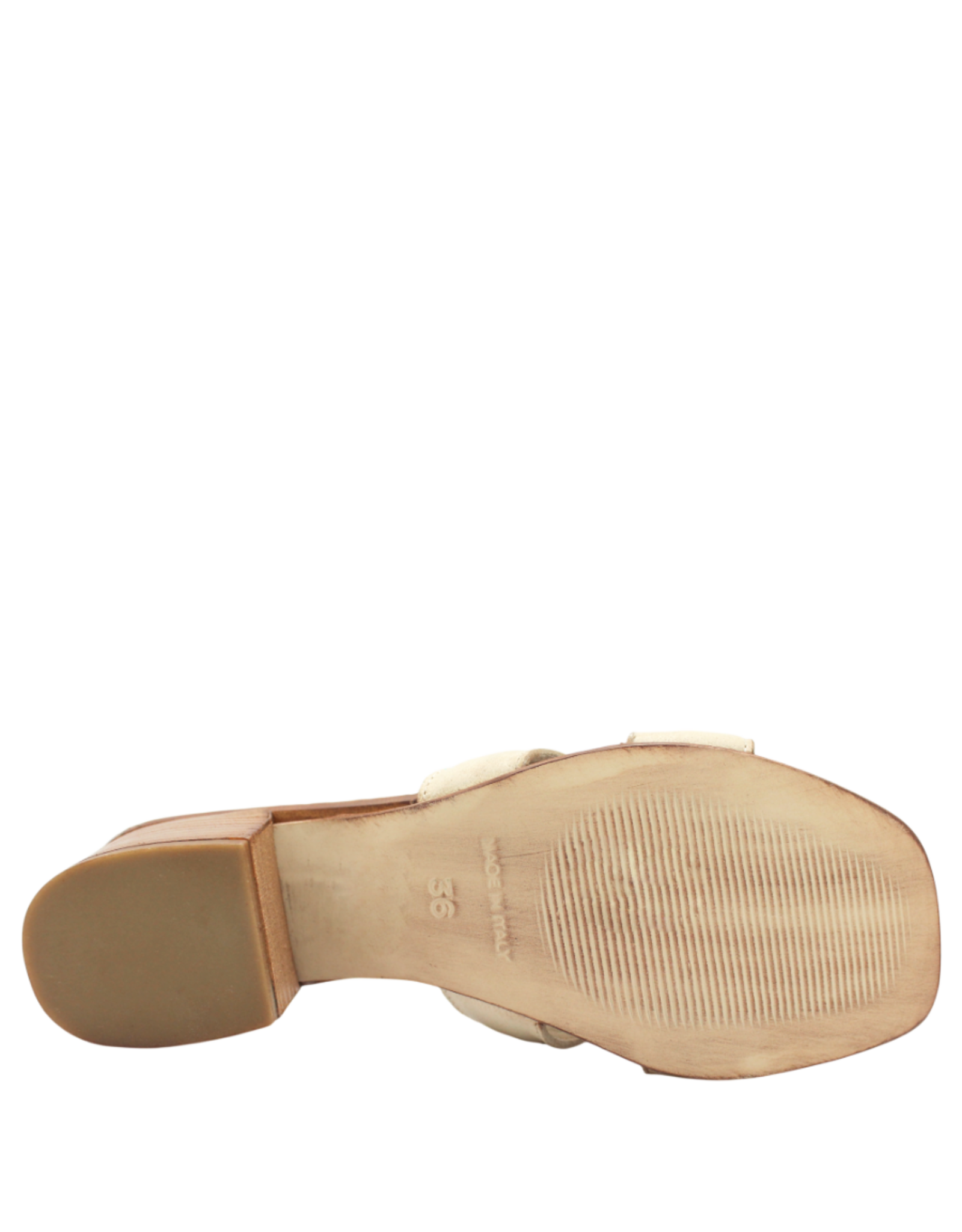 Nuova Nuova N4D Ivory Block Heel Mule Mona