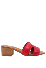 Nuova Nuova N4B Red Mule W/ Block Heel Mona
