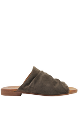 Nuova Nuova N4I Brown Suede Ruched Mule Gracie