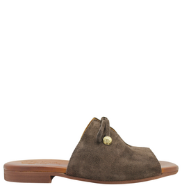 Nuova Nuova N4J Brown Suede Tie Mule Tyla