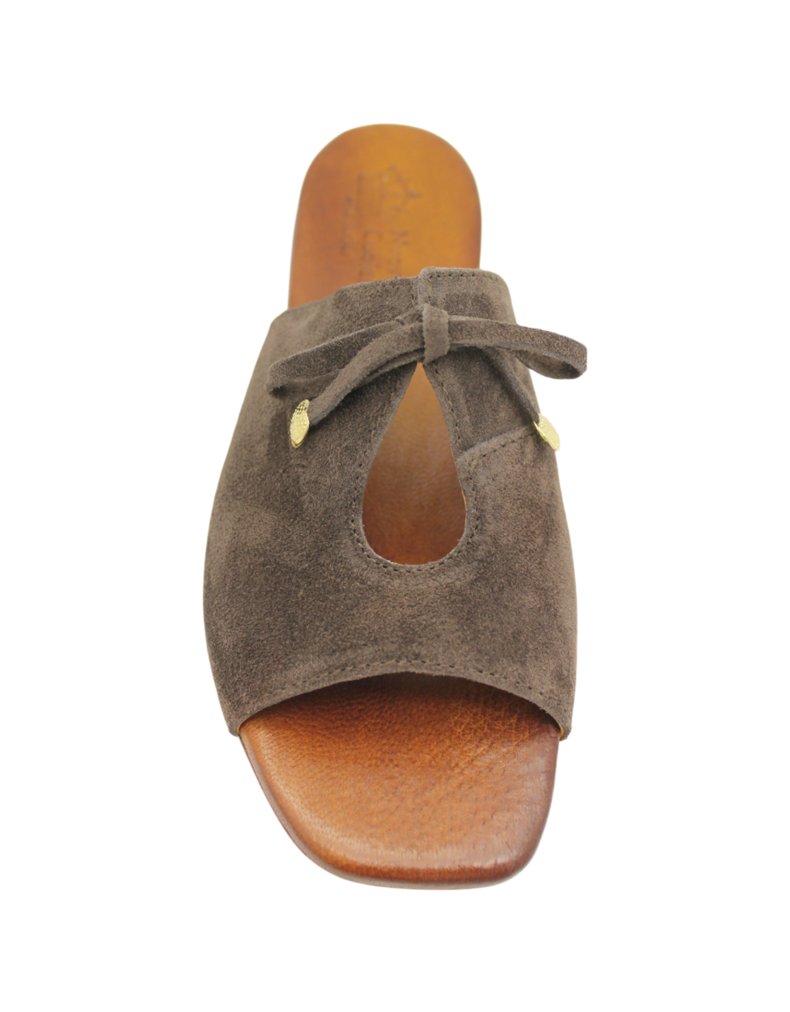 Nuova Nuova N4J Brown Suede Tie Mule Tyla