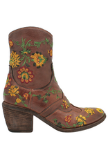 FauzianJeunesse FauzianJeunesse FJ38L Whiskey Floral Embroidered Boots 3207