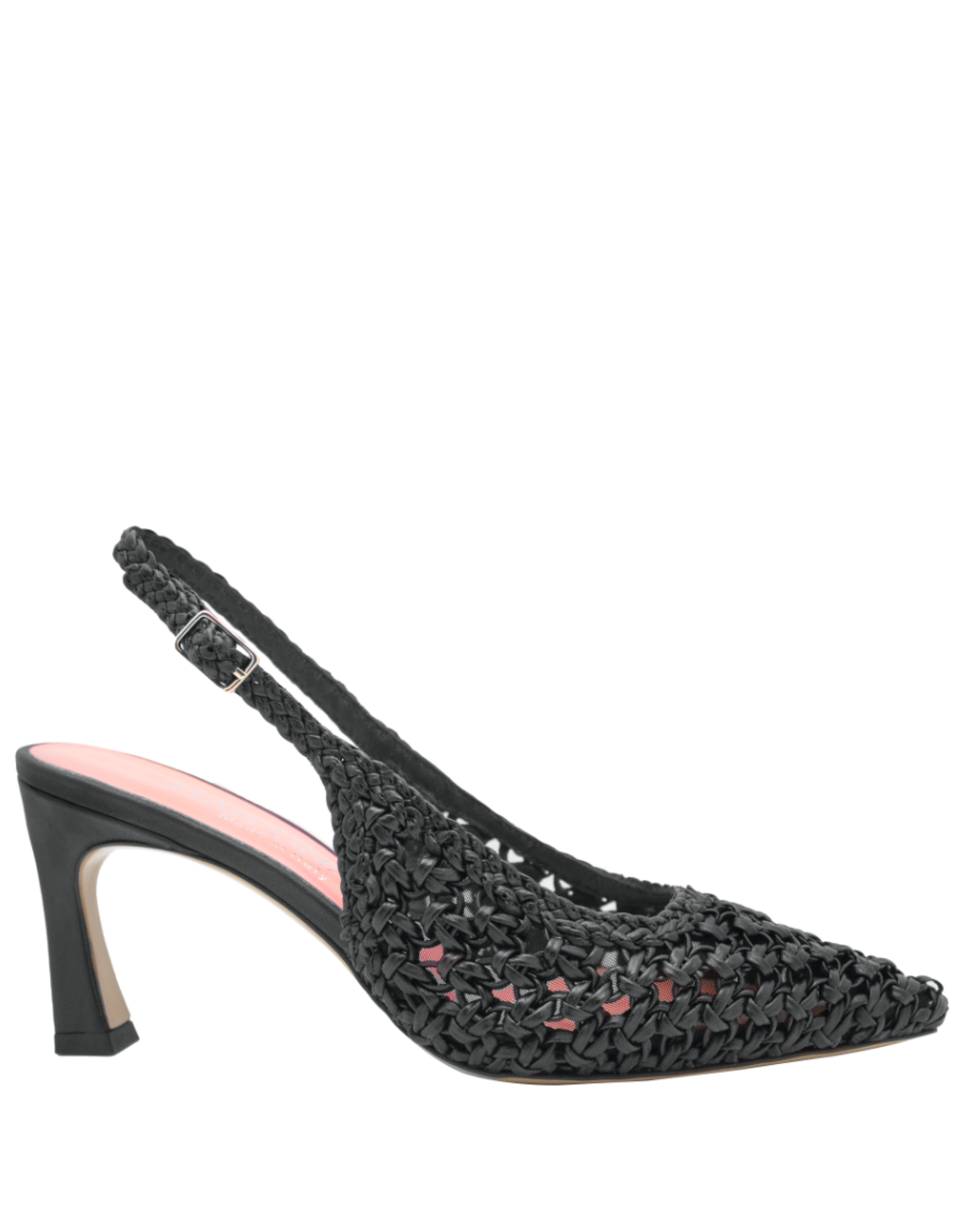 MissT MissT MT1B Black Woven Sling Pump 1306