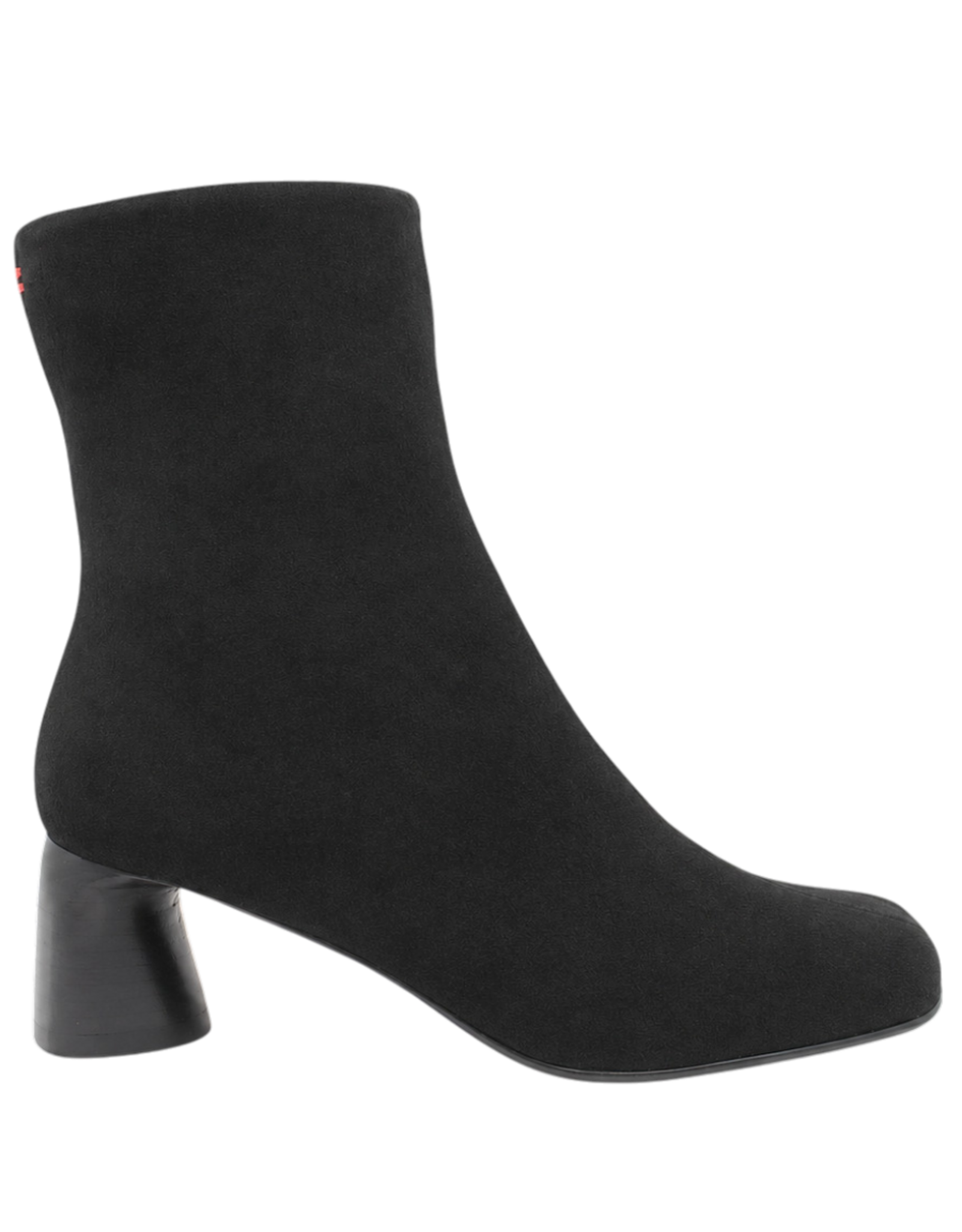 Halmanera Halmanera H53I Black  Suede Ankle Boot Square Toe 1035