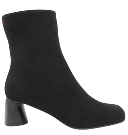 Halmanera Halmanera H53I Black  Suede Ankle Boot Square Toe 1035