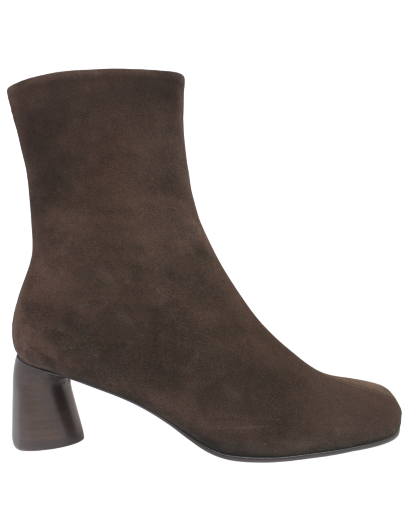 Halmanera Halmanera H53H Brown Suede Ankle Boot Square Toe 1035