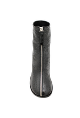 Halmanera Halmanera H53E Black Ostrich With Red Cone Heel 1033
