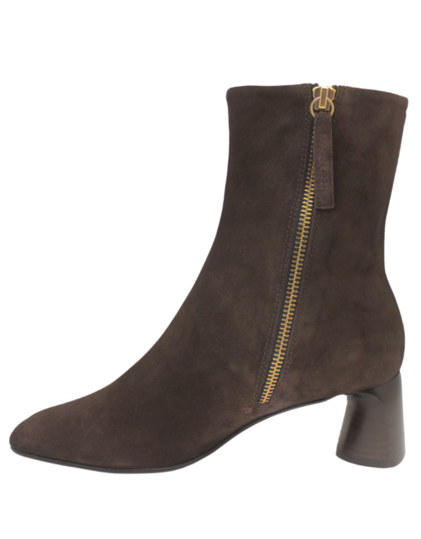 Halmanera Halmanera H53H Brown Suede Ankle Boot Square Toe 1035