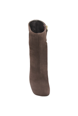 Halmanera Halmanera H53H Brown Suede Ankle Boot Square Toe 1035