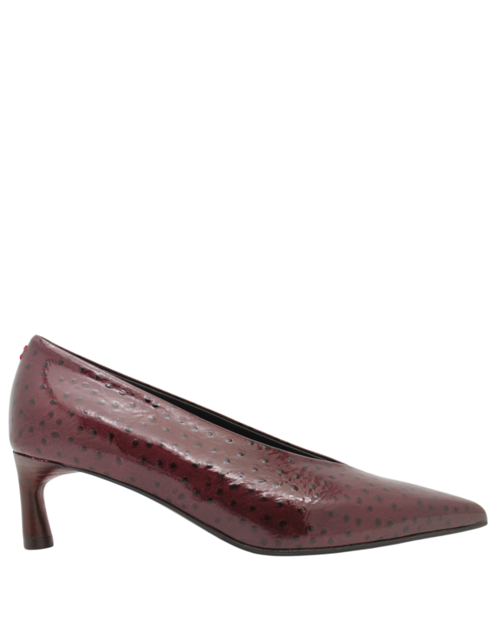 Halmanera Halmanera H53K Wine Glaze Ostrich Pump 1036