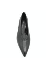 Halmanera Halmanera H53J Black Glaze Ostrich Pump 1036