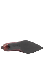 Halmanera Halmanera H53K Wine Glaze Ostrich Pump 1036