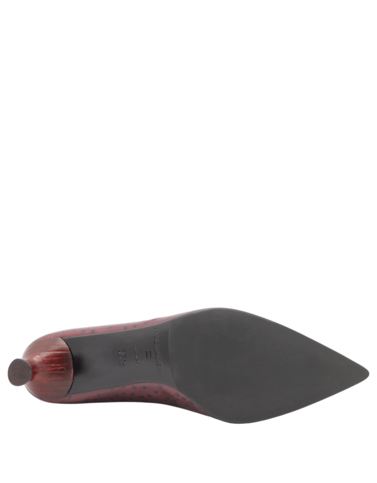 Halmanera Halmanera H53K Wine Glaze Ostrich Pump 1036