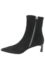 Halmanera Halmanera H53N Black Suede Medium  Ankle Boot 1037