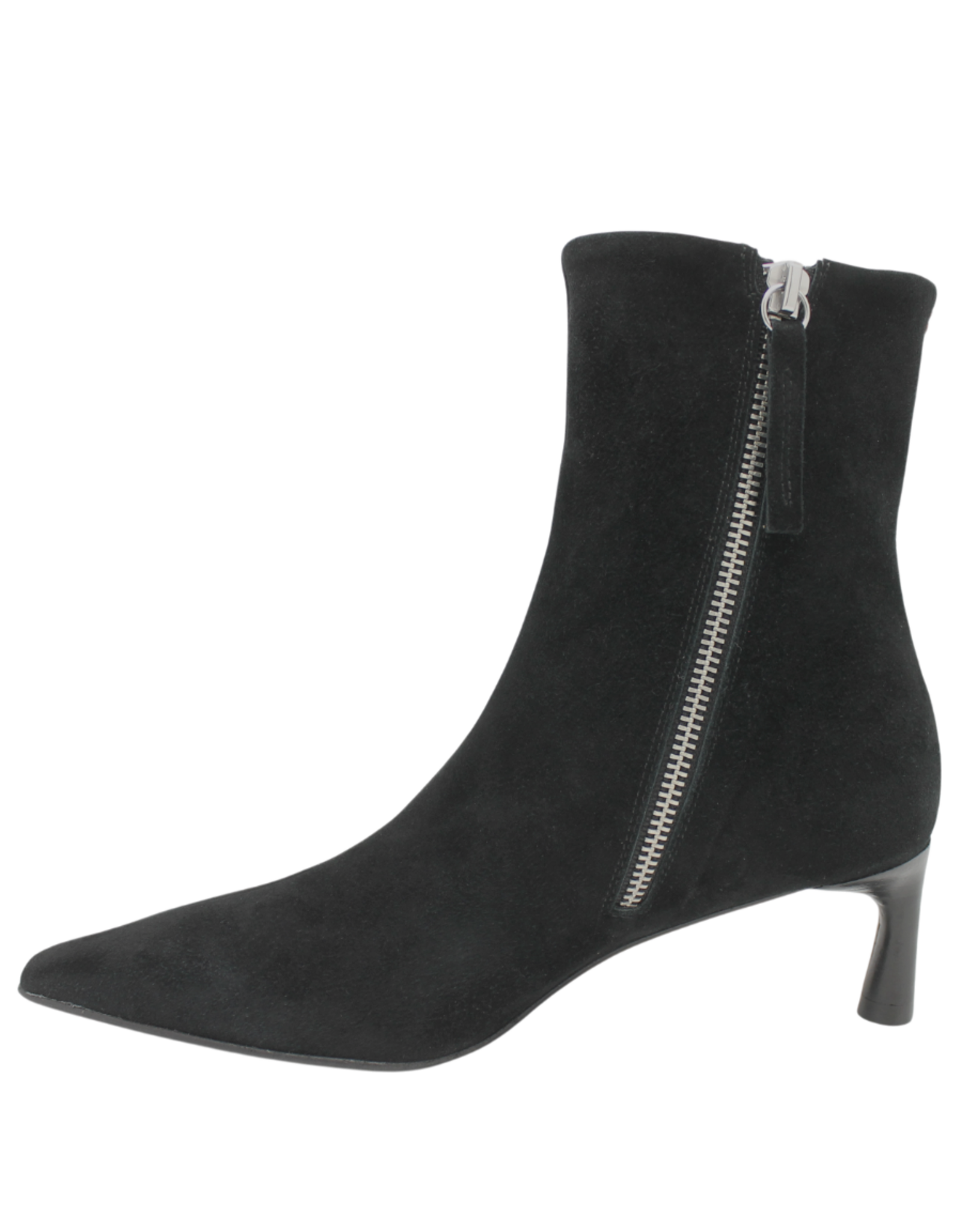 Halmanera Halmanera H53N Black Suede Medium  Ankle Boot 1037