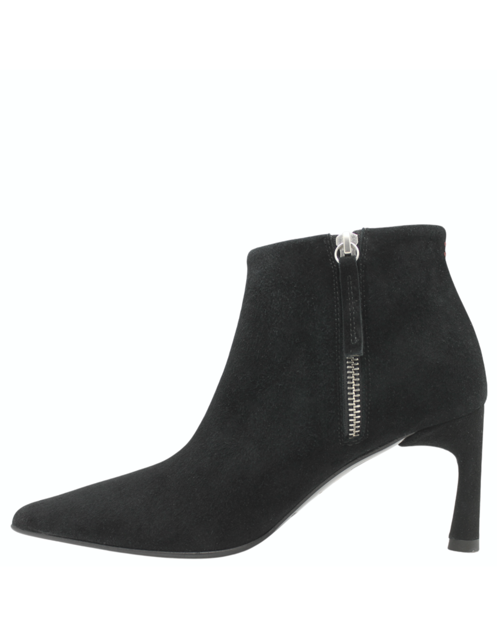 Halmanera Halmanera H53Q Black Suede Point Toe Boot 1038