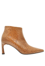 Halmanera Halmanera H53P Camel  Glaze Ostrich Point Toe Boot 1038
