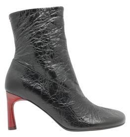 Halmanera Halmanera  H53S Bomber With Red Heel Ankle Boot 1040