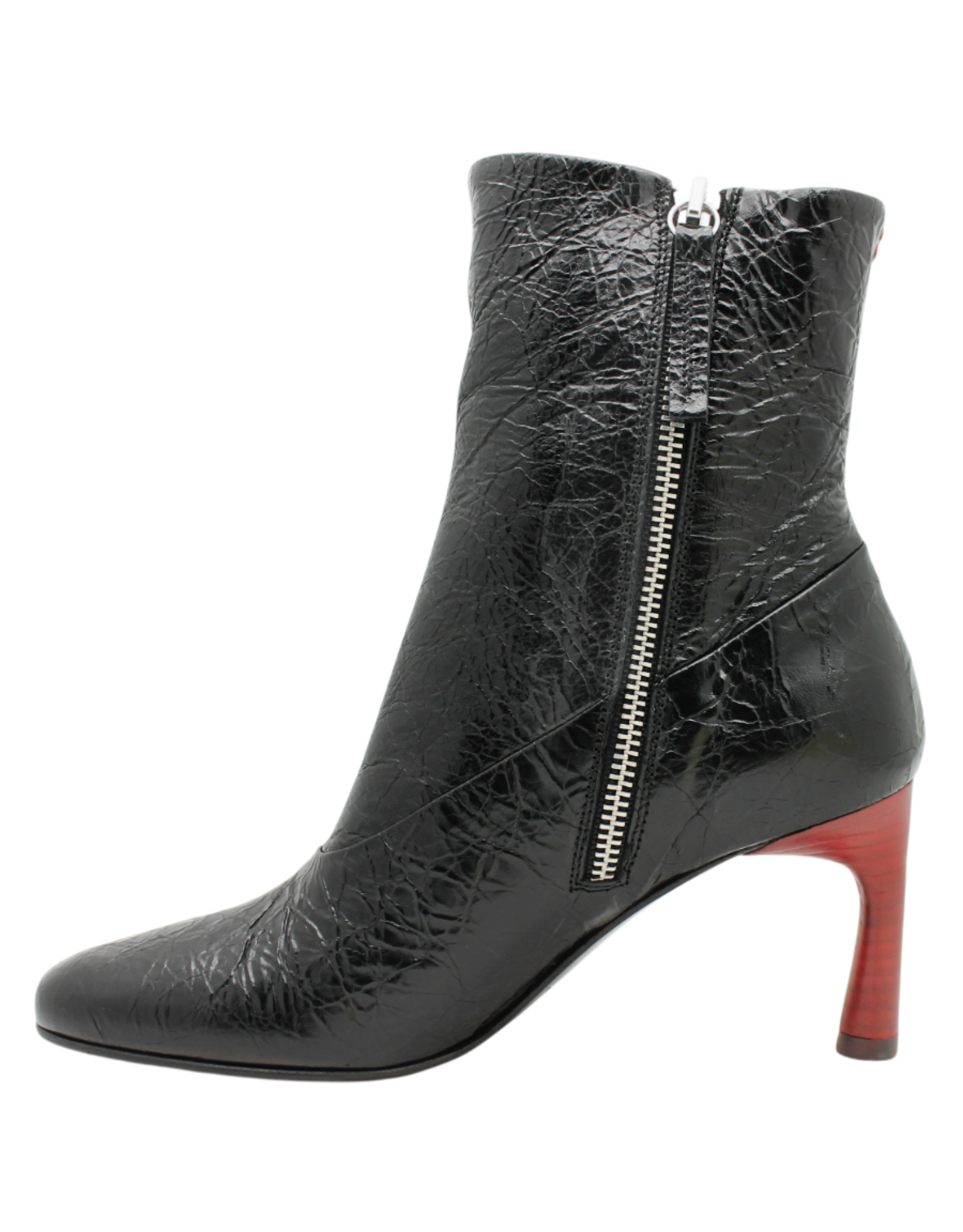 Halmanera Halmanera  H53S Bomber With Red Heel Ankle Boot 1040
