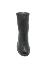 Halmanera Halmanera H53U Black Suede Square Toe Ankle Boot 1041