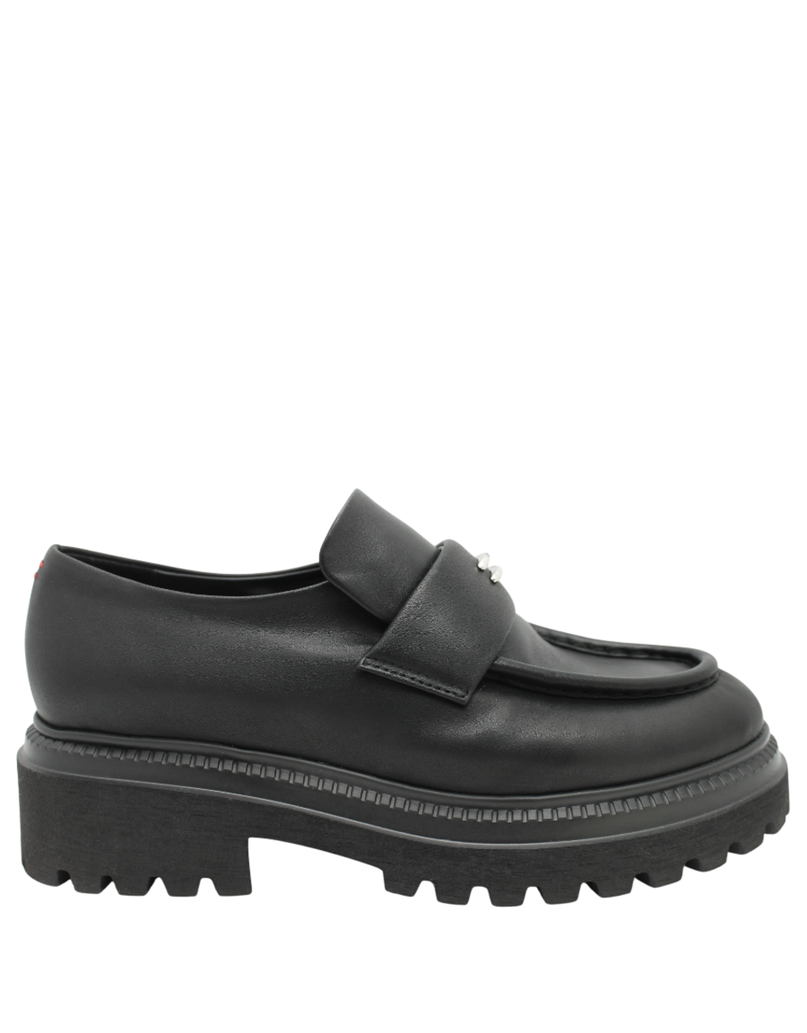 Halmanera Halmanera H53V Black Tread Sole Loafer 1042