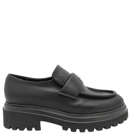 Halmanera Halmanera H53V Black Tread Sole Loafer 1042