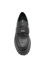 Halmanera Halmanera H53V Black Tread Sole Loafer 1042