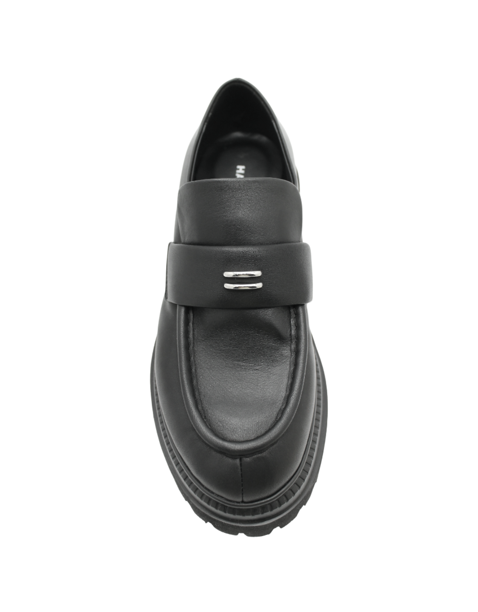 Halmanera Halmanera H53V Black Tread Sole Loafer 1042