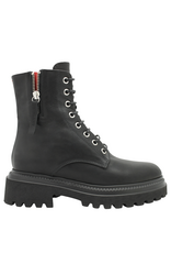 Halmanera Halmanera H53Y Black Lace-Up Tread Boot 1044