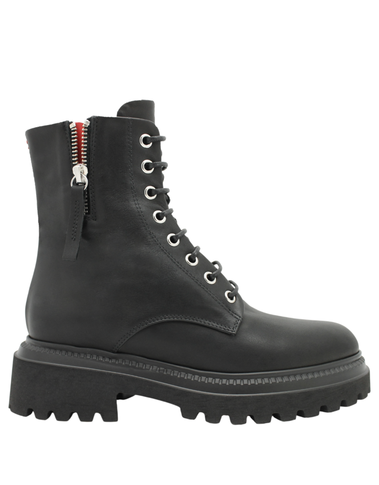 Halmanera Halmanera H53Y Black Lace-Up Tread Boot 1044