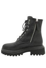 Halmanera Halmanera H53Y Black Lace-Up Tread Boot 1044