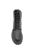 Halmanera Halmanera H53Y Black Lace-Up Tread Boot 1044