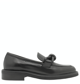 MaraBini MaraBini M14M Black Loafer With Knot 1051
